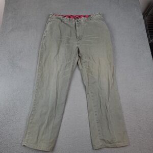 Vintage Polo Ralph Lauren Outdoor Pants Mens 38x32 Green Chino Straight Leg